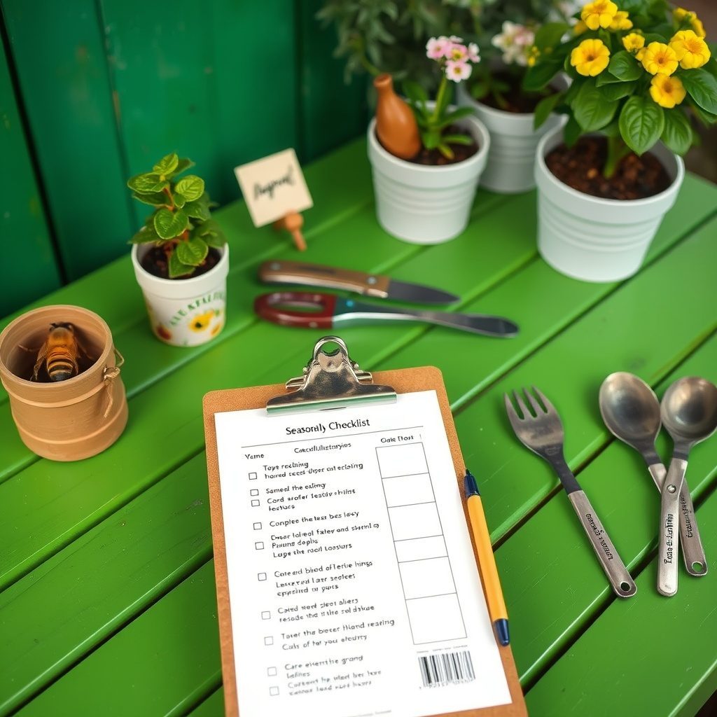 Seasonal checklists